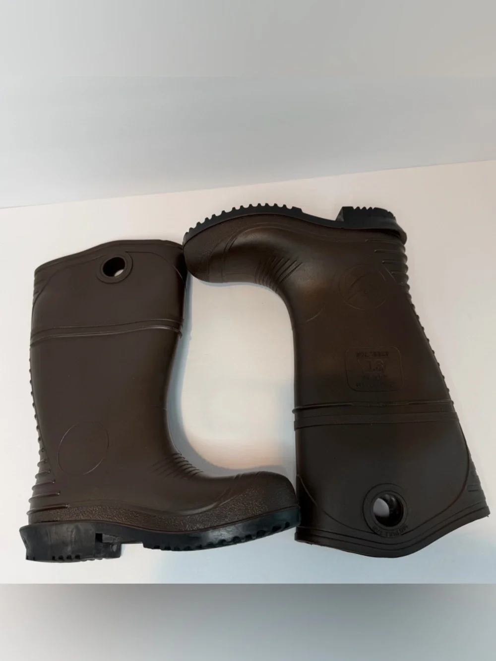 Steel Toe Waterproof‎ Work Boots - Dark Brown Unisex Sizes (M 4, W6)